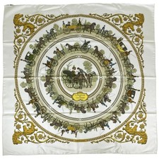 HERMES HERMES CARRE 90 LA PROMENADE DE LONGCHAMPS Walk to Longchamps