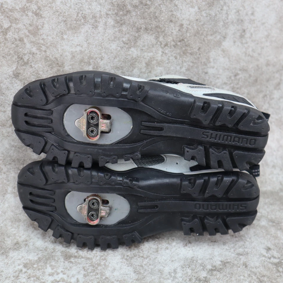 Zapatos de ciclismo de montaña Shimano gris 2 pernos SH-MT40WLS para hombre talla 40 EU 7 EE. UU. Foto 4 de 4