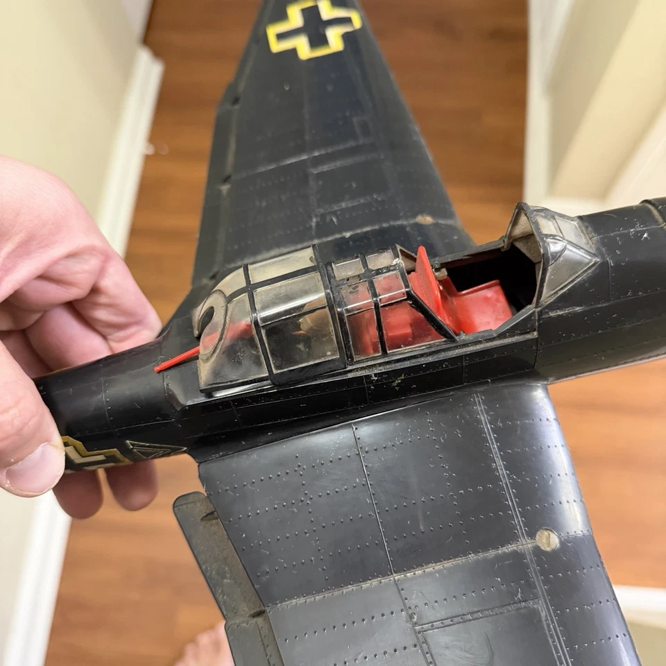 Vintage Cox Thimble Drome Ju 87 Stuka .049 Control Line Airplane Untested - Image 3 of 4