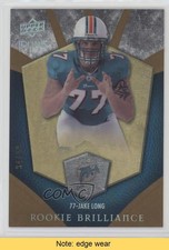 2008 Upper Deck Icons Rookie Brilliance Rainbow Gold 34/99 Jake Long READ 0af