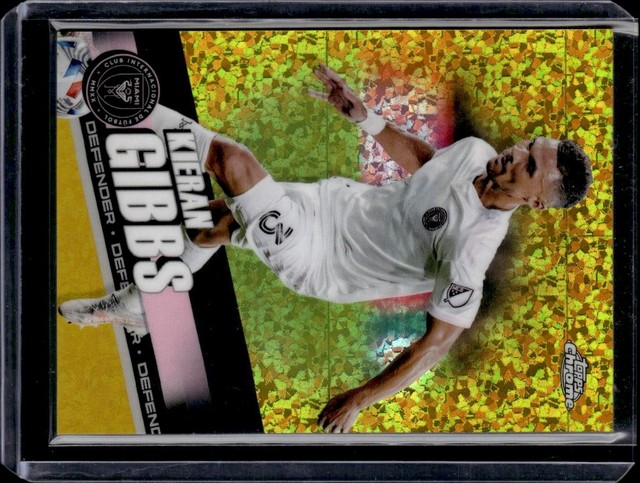 2022 Topps Chrome MLS #185 Kieran Gibbs Gold #/50
