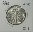 1942 Walking Liberty Half Dollar Coin