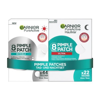Garnier Hautklar Pimple Patch Tag & Nacht Set   2-teiliges SOS-Set mit... 