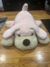 JUMBO Pink Dog Plush FAO Schwarz 32  Rare 