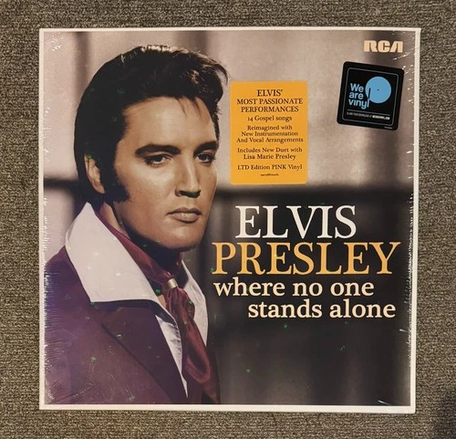 Elvis Presley Where No One Stands Alone LTD Edition Pink Vinyl LP New Sealed