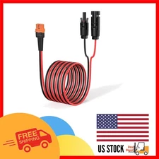 10FT 10AWG XT60i Solar Cable - Weatherproof Performance for Ecoflow Power