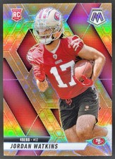 2025 Panini Mosaic Jordan Watkins Rookies Honeycomb Prizm RC 49ers RM5