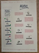 Document philatélique 1993 ecrivains français