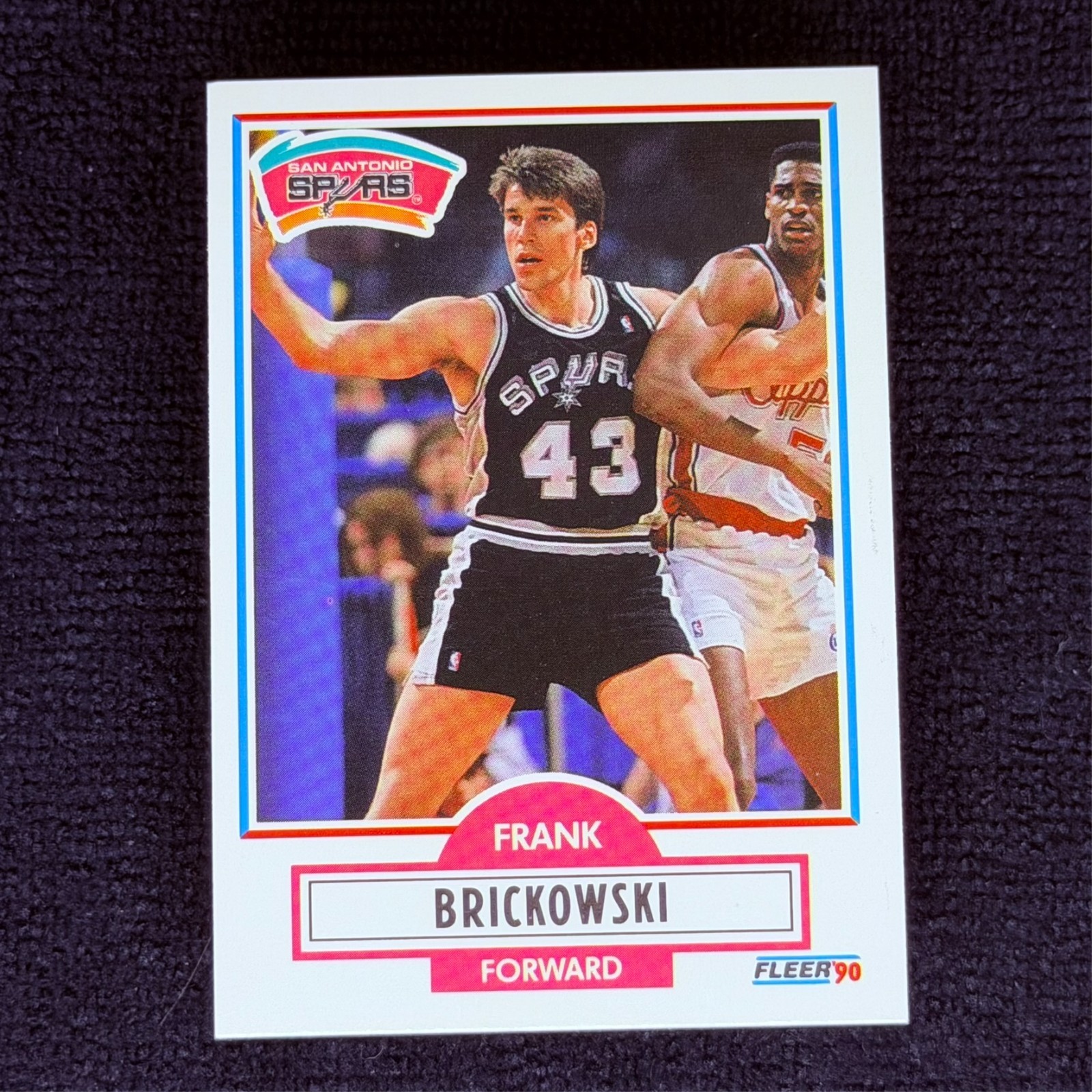 Frank Brickowski - 1990-91 Fleer - San Antonio Spurs - #169