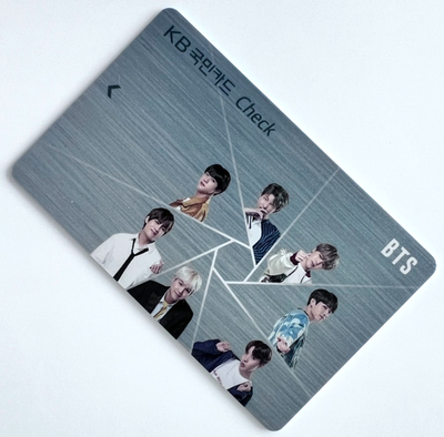 BTS アミボム VER.1 BTS 1 [BTS x KB Kookmin Bank Official Collab Sample Card] Limited
