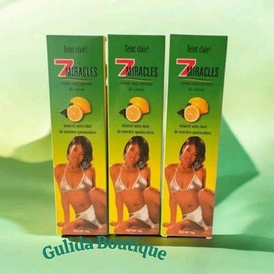 7 Miracles Skin Brightening Lemon Extract Cream for Daily Use, Full Body Care