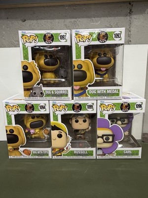 Funko Pop! Complete Set Dug Days Set of 5 - 1092, 1093 1094 1095 And 1096