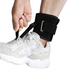 Adjustable Drop Foot Brace Up AFO 1 Count Pack of 1 , Black