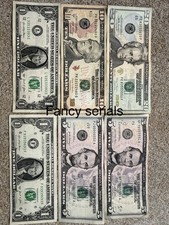 Huge US Error Currency & Coin Lot - Fancy Serials, "In COD We Trust", Off-Center