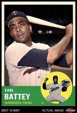 1963 Topps #410 Earl Battey Twins 8.5 - NM/MT+