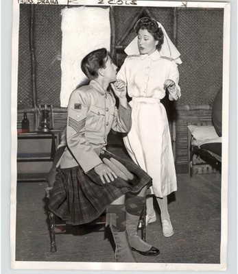 Whitner Bissell, Erin O'Brien-Moore ''The Hasty Heart'' Play 1946 Press Photo