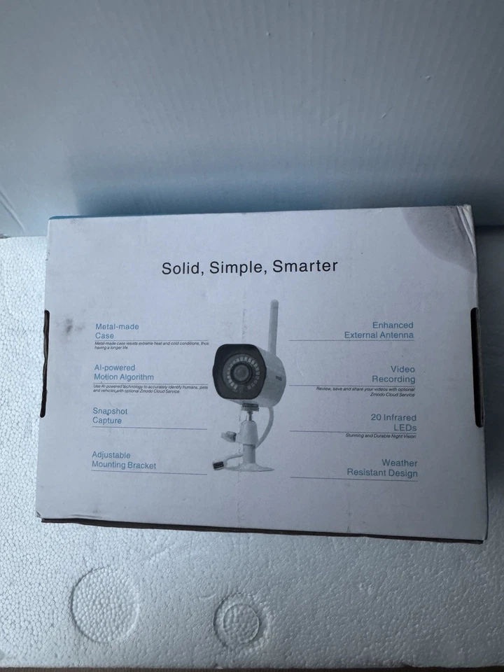 Zmodo Wireless Indoor/Outdoor Bullet Security Camera - Pack of 2 - Image 3 of 4