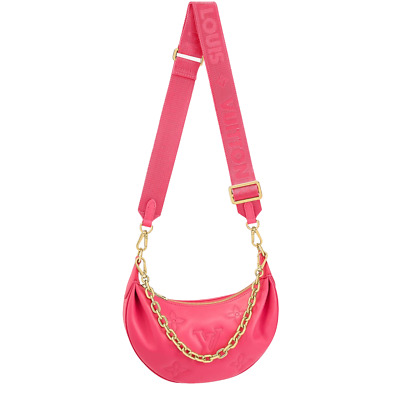 Louis Vuitton Over The Moon Loop Bubblegram Pink Chain Louis Vuitton Over The Moon Loop Bubblegram Pink Chain