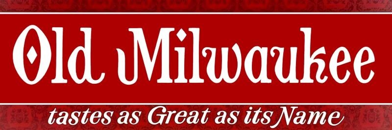 アルコール まとめ売り Old Milwaukee Beer New Metal Sign: Ships Free - 6 x 18