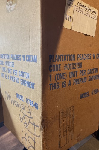 RARE 1985 Vintage Oster Quick Freeze Plantation Peaches N Cream Ice Cream Maker - Picture 10 of 11