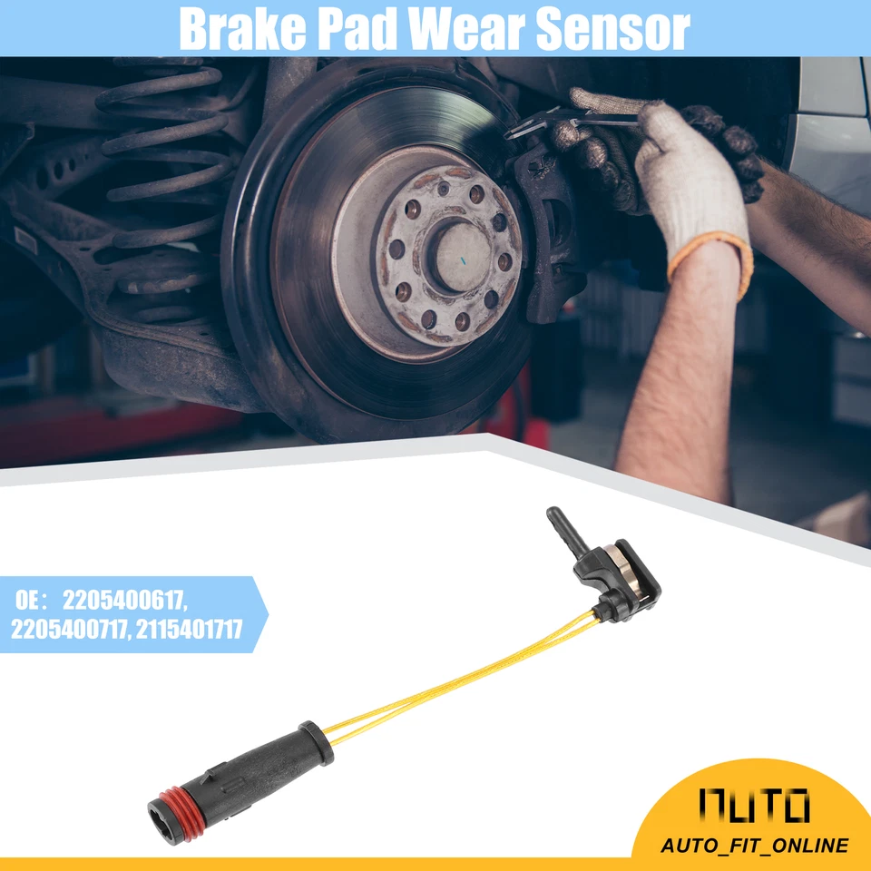 Sensor de pastillas de freno delantero trasero sensor de freno de disco CUATRO personalizados para Mercedes-Benz C230 Foto 3 de 4