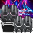 280W 10R Beam Moving Head Stage Light RGBW Gobo Spot Lighting DJ Disco Party DMX