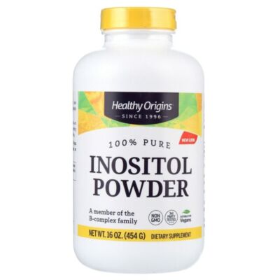 Healthy Origins Inositol Powder 16 Ounce Vitamin B8 Supplement For Wellness