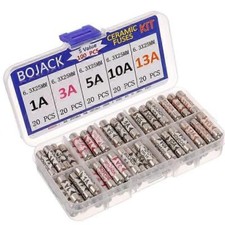 3 Values 100 pcs 3 5 13 A amp 240 V Volt Household Mains Plug Fuse