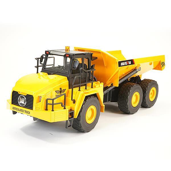 Huina 1553 Articulated Dump Truck Tipper Lorry 11 Function LED Lights 1/16 Scale