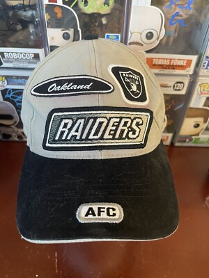 Vintage Y2k Puma + Pro Line Oakland Las Vegas Raiders Hat / Cap 