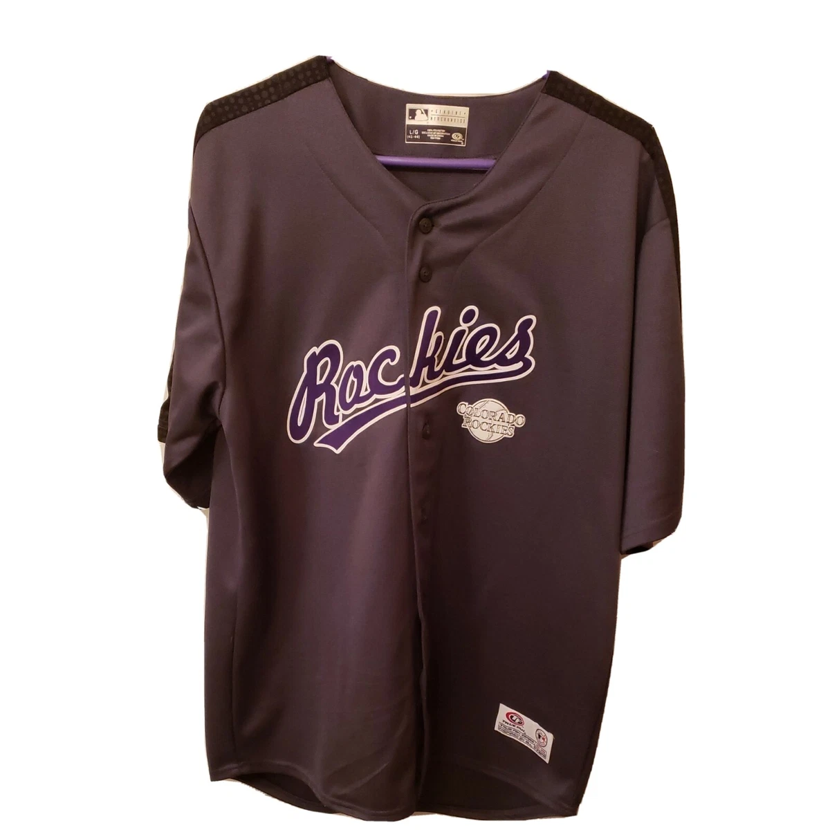 Genuine Merchandise Colorado Rockies Baseball Jersey Men's L