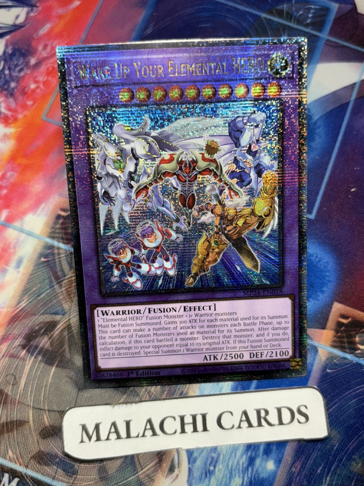 Yugioh x1 Wake Up Your Elemental MP24-EN018 Quarter Century Secret (Light Play!)-image