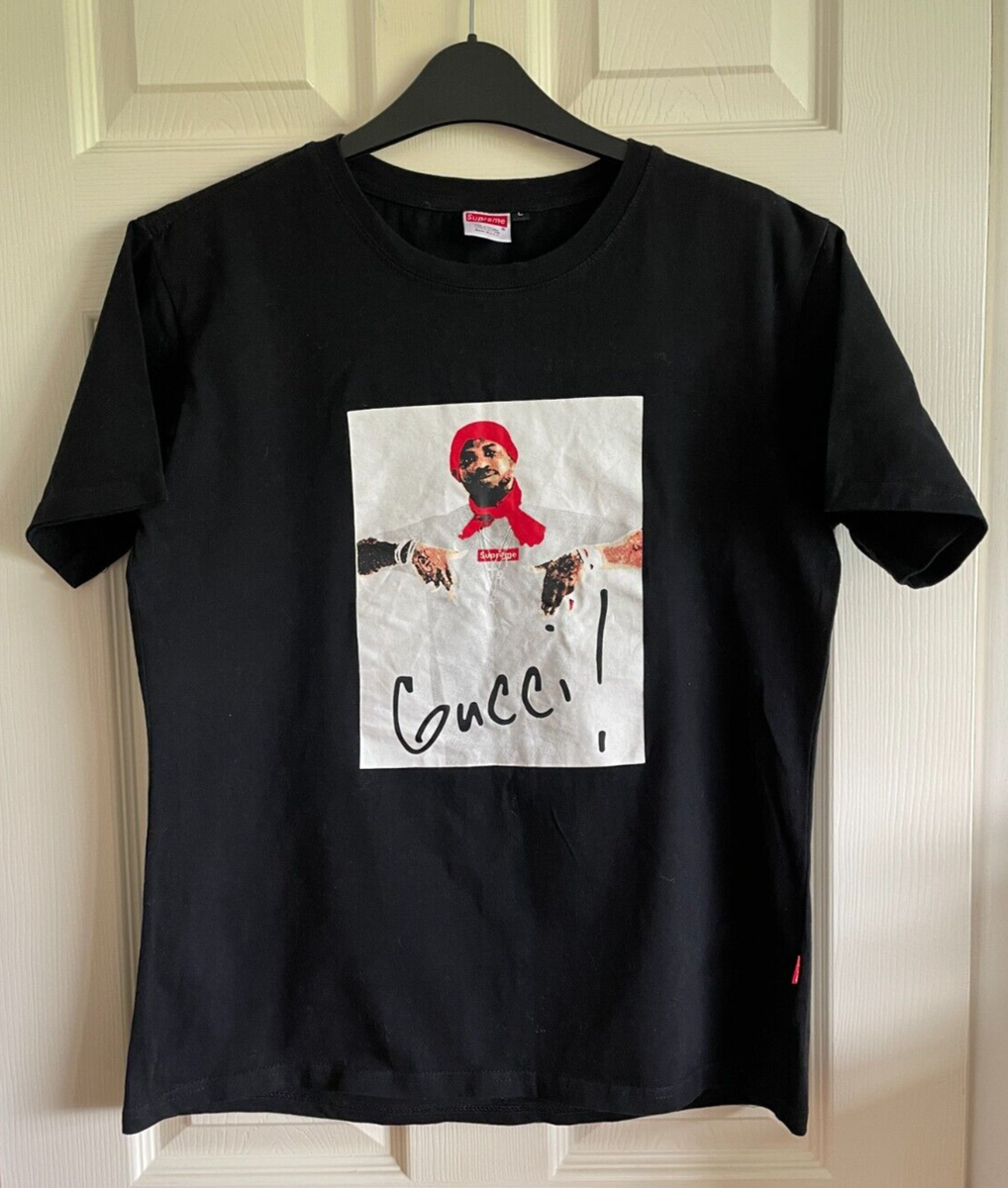 Cheap supreme gucci mane tee black Outlet Online Supreme FW16