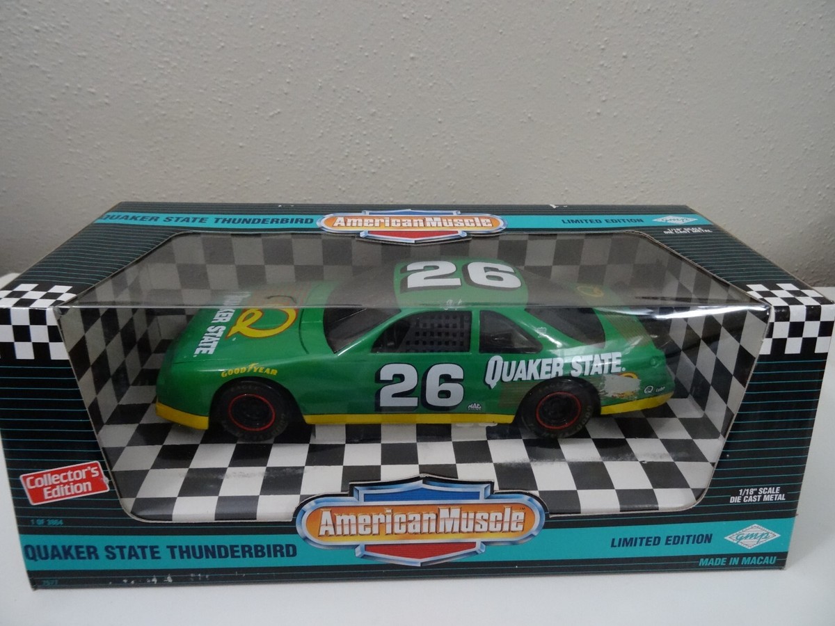 Ertl 1/18 – Ford Thunderbird Quaker State #26 – Diecast NASCAR – Réf 7577
