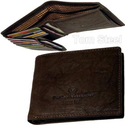 Tom Tailor Men's Wallet - Wallet Purse Money Bag New