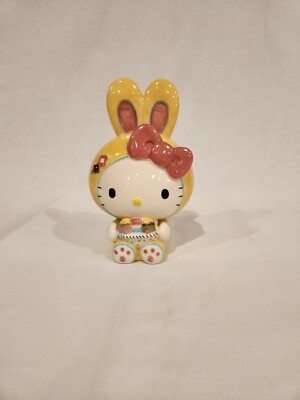 HELLO KITTY BLUE SKY CLAYWORKS EASTER BUNNY SANRIO(NWT) 2024 CERAMIC