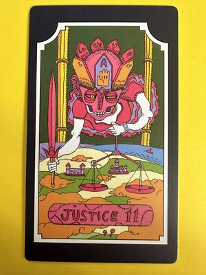 JUSTICE JOJO's Bizarre Adventure Stardust Crusaders Tarot Card