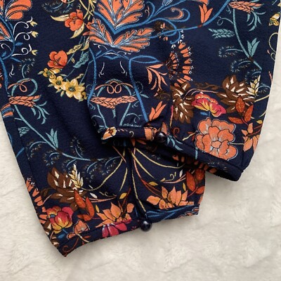 garden splendor navy blue floral print dress Midi Dress Navy Blue Floral Print Dress Garden Splendor Navy Blue Floral Print Long Sleeve Midi