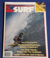 SURF  MAGAZINE-FALL 1978-MIKE MOIR PHOTOS-THE GULF-PAUL DUNN-VIRGIN ISLA-VINTAGE