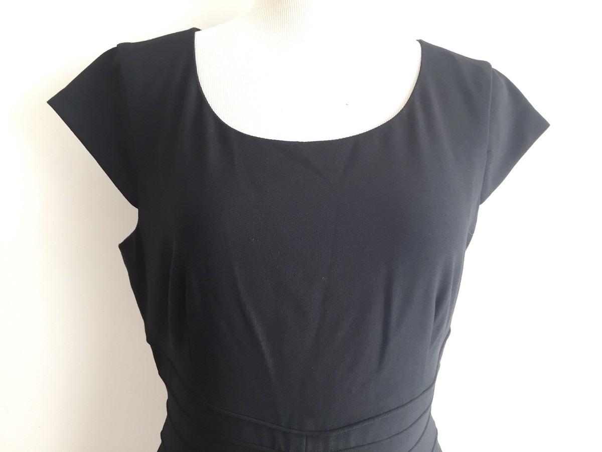 Calvin Klein Cap Sleeve Dress Fit & Flared Black Size 6 | eBay Calvin Klein Cap Sleeve Dress Fit & Flared Black Size 6 | eBay