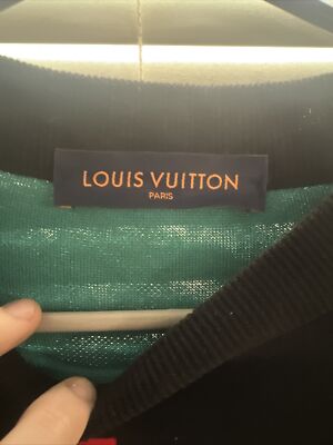 LOUIS VUITTON 22SS 2054 MULTI Logo Knit Sweater VIRGIL Rare