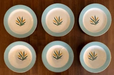 International D.S. Co. Bowls Plates Alliance Ohio Viking Wheat-Set of 6