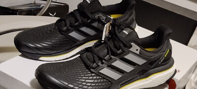 ADIDAS MEN'S ENERGY BOOST 4.0 BLACK NIGHT METALLIC&WHITE 12.5US,12UK,30.5CM NEW