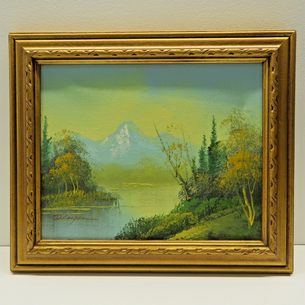 D. Cooper Signed Framed 8