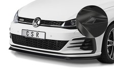 CSR Cup-Spoilerlippe ABS Carbon Look mit ABE für VW Golf 7 GTI / GTD