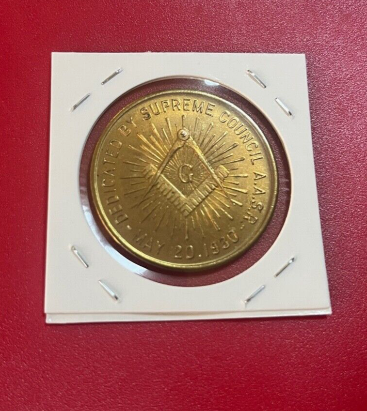1930 SCOTTISH RITE CATHEDRAL VALLY OF MOLINE MASONIC TOKEN | eBay