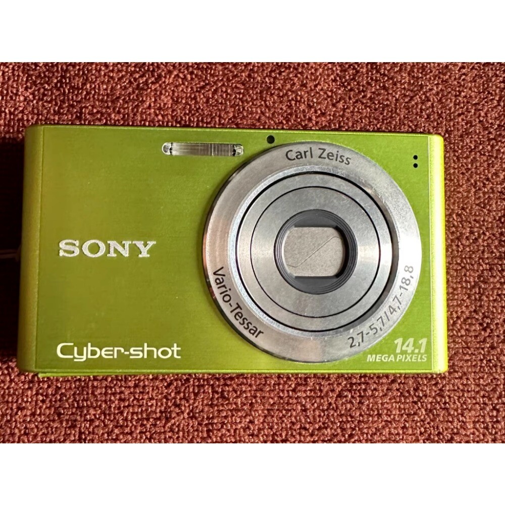 Sony DSC-W320 Vintage Digital Camera 14.1MP CCD Green 4x