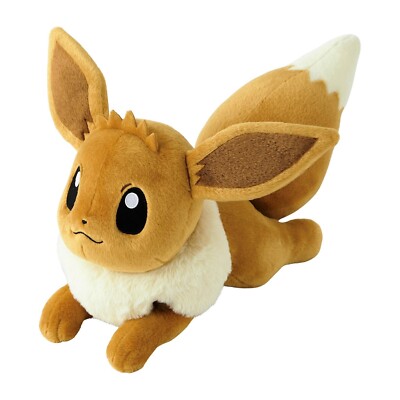 Pokemon center original Plush Toy Life-size Eevee Lying Down