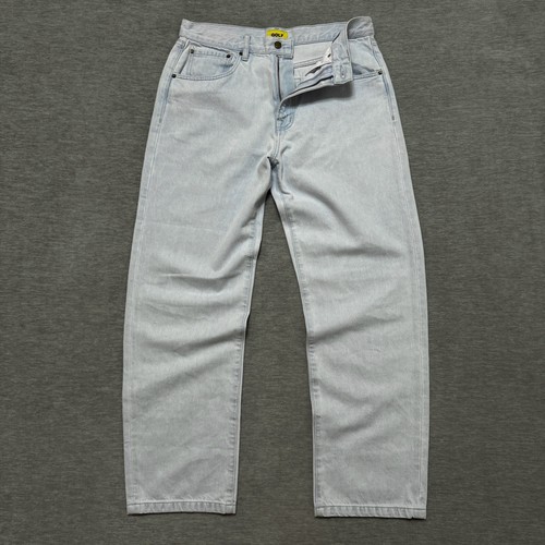 Golf Wang Gr. 34 x 32 Jeans GOLF bestickt Herrenjeans Tyler The Creator Relaxed