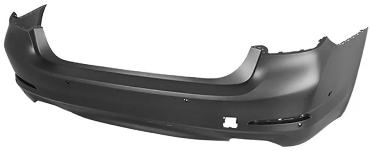 Pare-choc arrière BMW Series 5 G30 2017 2018 2019 2020 bouclier berline noir
